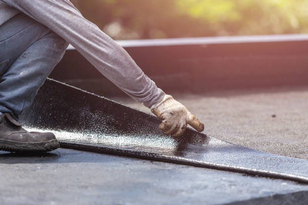 Professional Waterproofing technician working in Sterling, NY